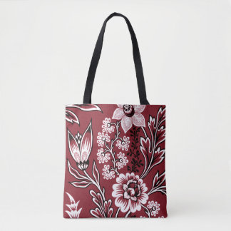 Fantastische Blumen (Marone) Fine Art Tasche