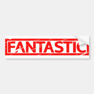 Fantastische Briefmarke Autoaufkleber