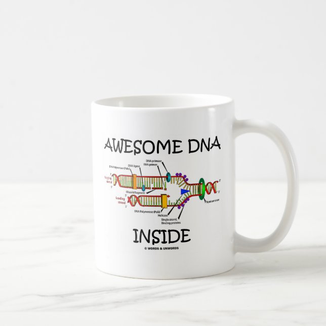 Fantastische DNA nach innen Kaffeetasse (Rechts)