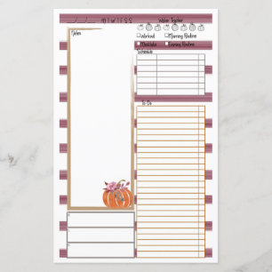 Fantastische Fall Note Day Viewer Planner Einfügen