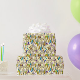 Fantastische Farben träumen Muster Geschenkpapier