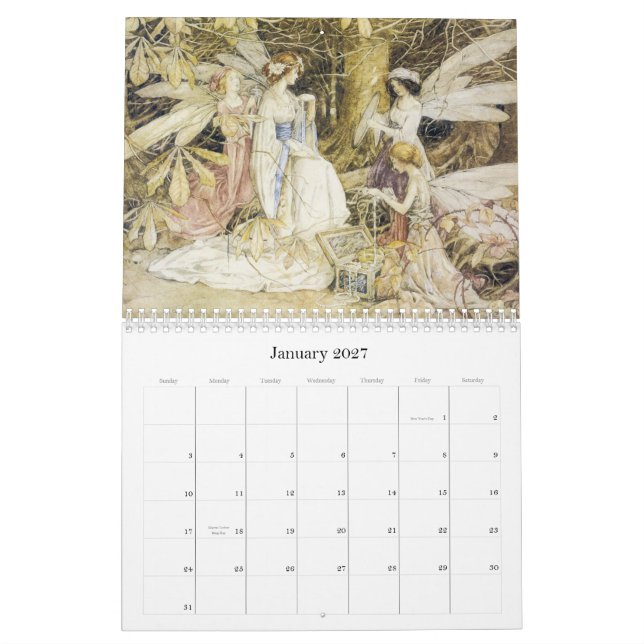 Fantastische Feen 2011 Kalender (Jan 2027)