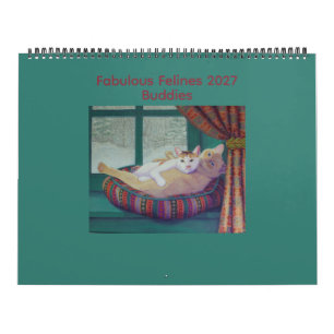 Fantastische Feliden 2027 Kumpels Kalender