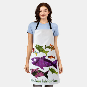 fantastische Fischmode Schürze