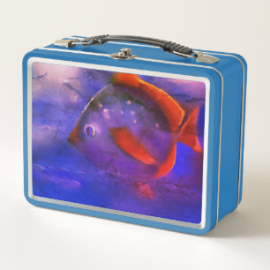 Fantastische Fischserie Metall Brotdose