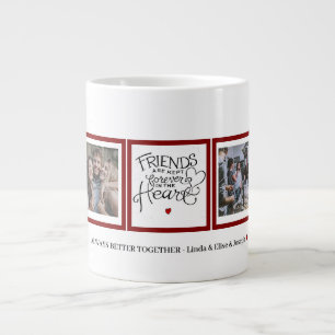 Fantastische Foto Collage Freunde ändern Grenzfar Jumbo-Tasse