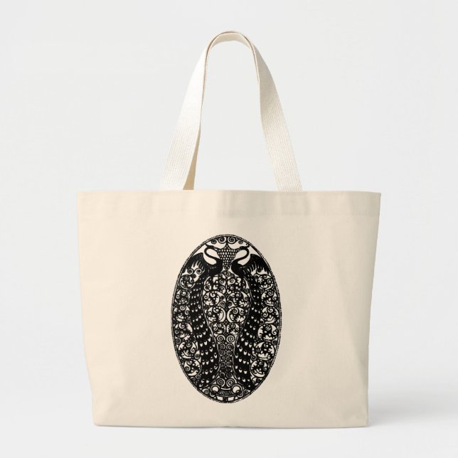 Fantastische französische Friedensstiftung-Tasche Jumbo Stoffbeutel (Vorne)
