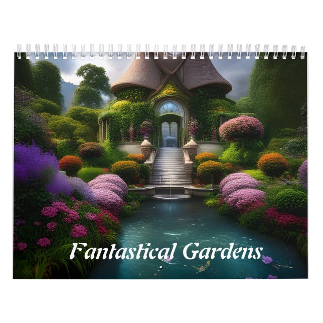 Fantastische Gärten Kalender (Titelbild)
