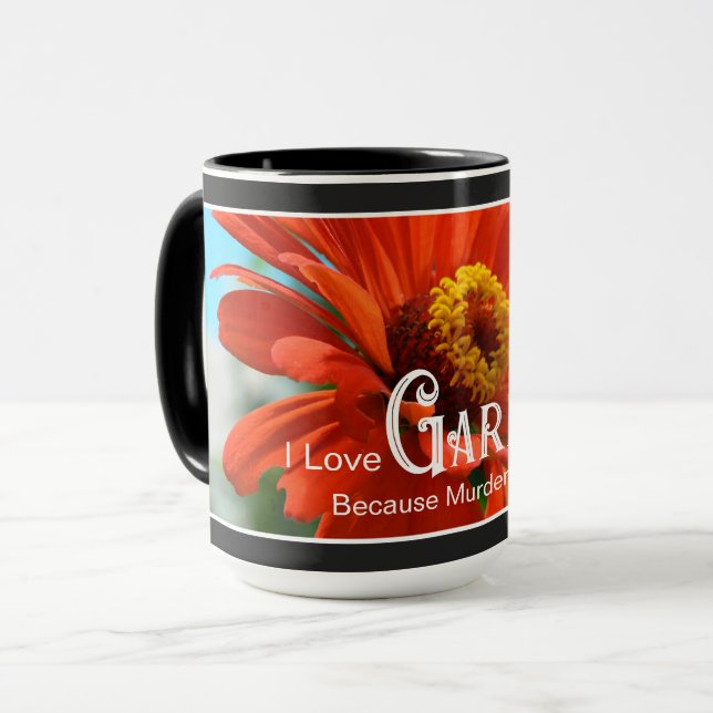 Fantastische Gartenarbeit Sprichwort Orangenblüten Tasse (Vorderseite Links)