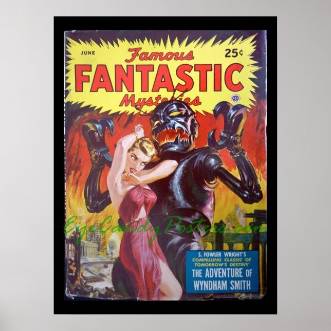 Fantastische Geheimnisse 13_Pulp Art Poster (Vorne)