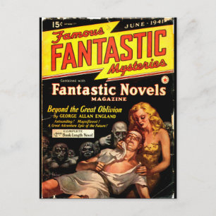 Fantastische Geheimnisse 2_Pulp Art Postkarte