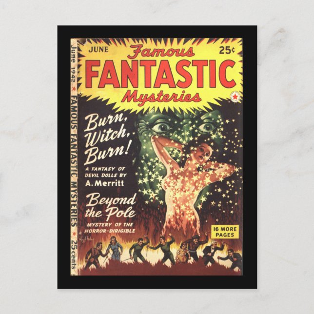 Fantastische Geheimnisse 5_Pulp Art Postkarte (Vorderseite)