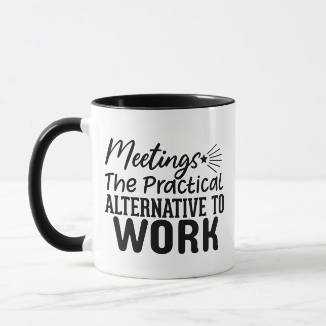 Fantastische Geschäftstreffen Wort Kunst Tasse (Links)