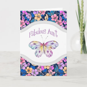 Fantastische Geschenkideen für Tante Schmetterling Karte