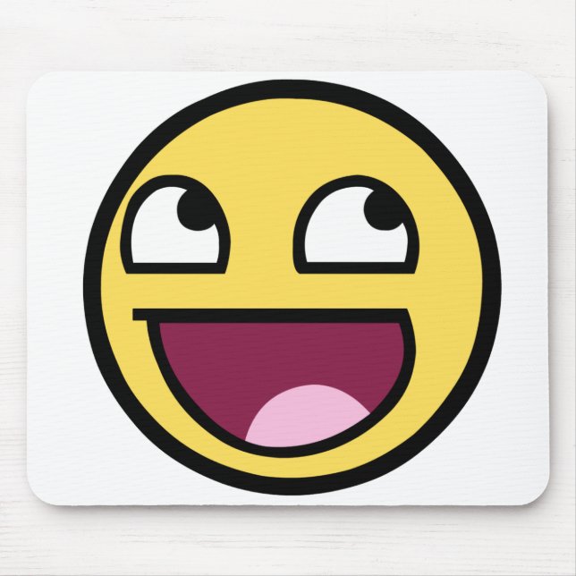 Fantastische Gesichts-Mausunterlage Mousepad (Vorne)