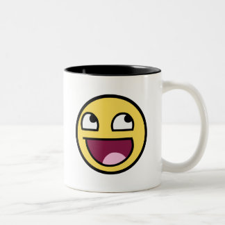 Fantastische Gesichts-Tasse Zweifarbige Tasse