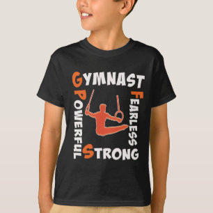 Fantastische Gymnastik-Jungegymnast-Powerstärke T-Shirt