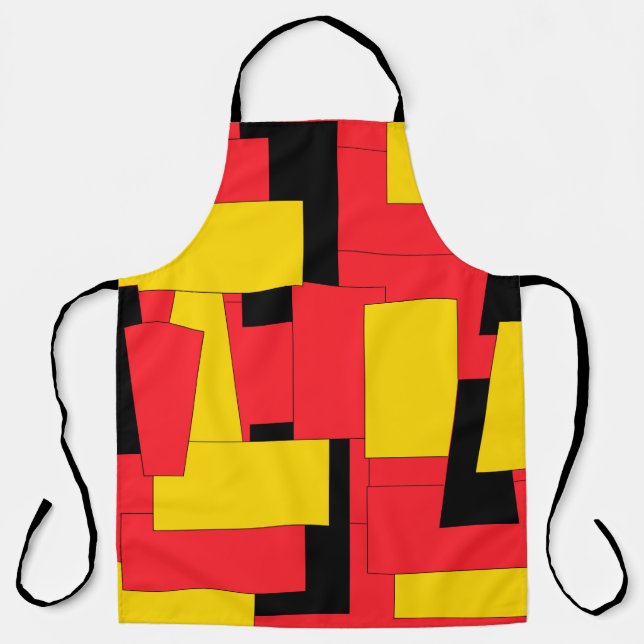 Fantastische Helle Moderne Kunst geometrisches Ver Schürze (Vorderseite)