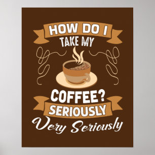 Fantastische Kaffeemarke Poster
