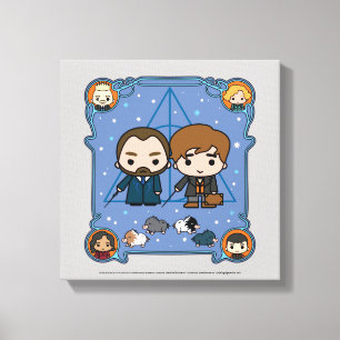 FANTASTISCHE KÄSTE: DIE VERBRECHEN VON GRINDELWAL LEINWANDDRUCK