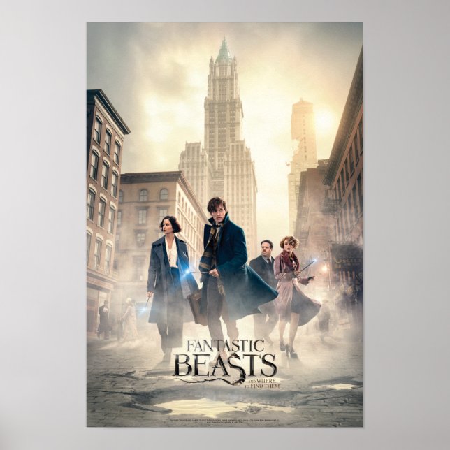 FANTASTISCHE KÄSTE UND WO SIE FINDEN SIE™ Stadt Ne Poster (Vorne)