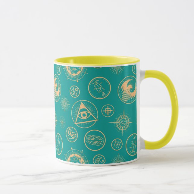 FANTASTISCHE KÄSTE UND WO SIE SIE FINDEN™-Muster Tasse (Rechts)