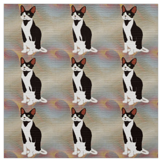 Fantastische Katze Stoff
