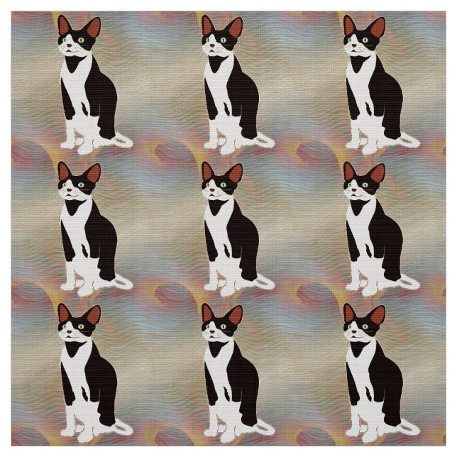 Fantastische Katze Stoff (Muster)