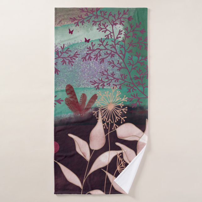 Fantastische Landschaft Badhandtuch Set (Badehandtuch)