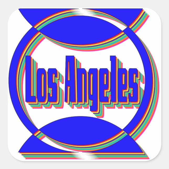 Fantastische Los Angeles 2 Sticker (Vorderseite)