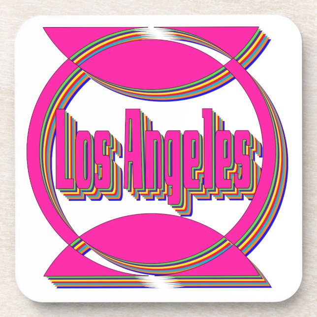 Fantastische Los Angeles 3 Untersetzer (Vorderseite)