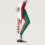 Fantastische mexikanische Flagge Mexikos Leggings<br><div class="desc">Feiern Sie mexikanische Kultur mit diesen fantastischen Mexiko-Flaggenart-Leggings.</div>