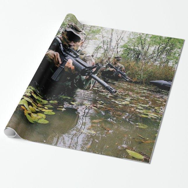 fantastische Militärverpackungspapierentwürfe Geschenkpapier (Ungerollt)
