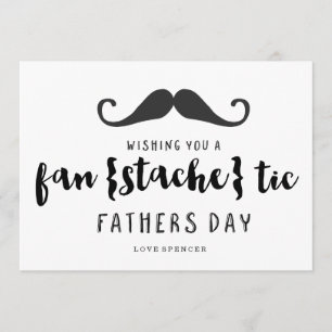 FANTASTISCHE MUSTACHE VATER DAY CARD KARTE