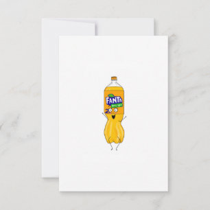 Fantastische, orange Limonade individuell anpassen Dankeskarte