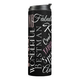 Fantastische Personalisierte positive Attribute Thermosbecher