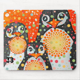 Fantastische Pinguine Mousepad