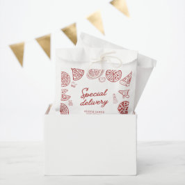 Fantastische Pizzeria Baby Dusche Geschenktütchen