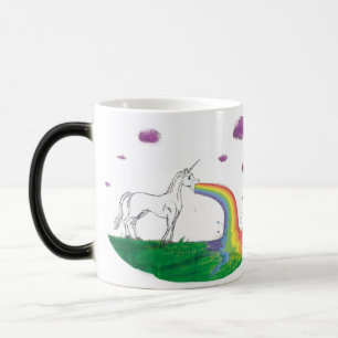 Fantastische Regenbogenkugel Verwandlungstasse