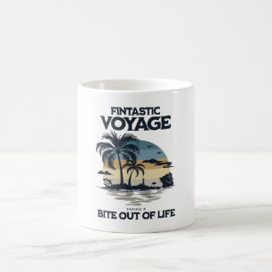 Fantastische Reise, die ein Stück vom Leben nimmt Kaffeetasse