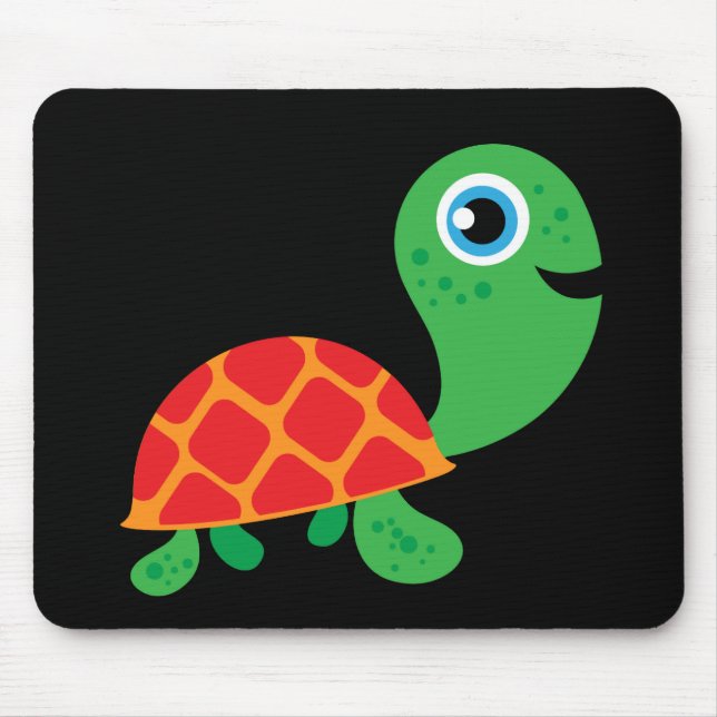 Fantastische Schildkröte Mousepad (Vorne)