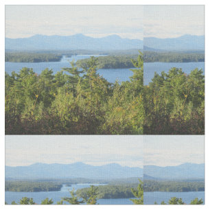 Fantastische See winnipesaukee Ansicht Stoff