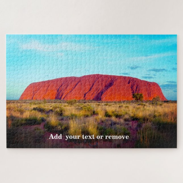 Fantastische Sicht auf Uluru oder Ayers Rock, Aust (Horizontal)
