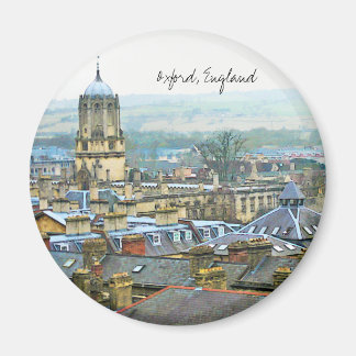 Fantastische Sicht, Oxford, England, Roof Top #1 Magnet