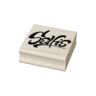 Fantastische SkateboardGraffiti Selfie Gummistempel