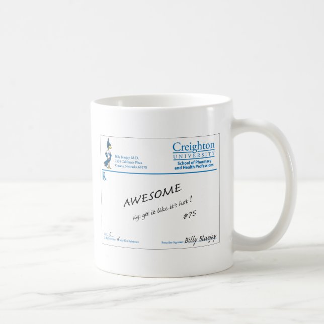Fantastische Skript-Tasse Kaffeetasse (Rechts)