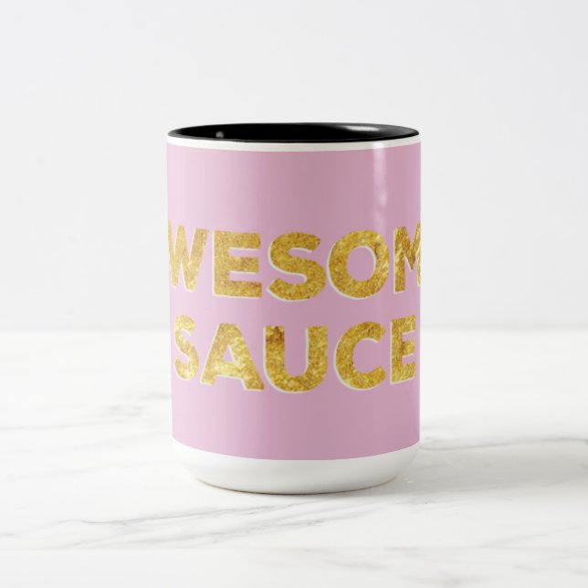 Fantastische Soße-Kaffee-Tasse Zweifarbige Tasse (Mittel)