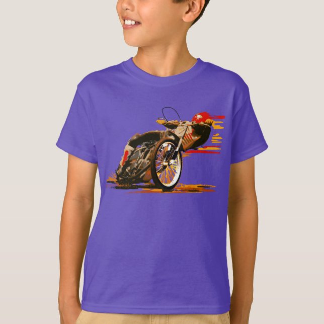Fantastische Speedway-Motorrad-Kleidung T-Shirt (Vorderseite)