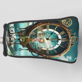Fantastische Steampunkuhr Golf Headcover