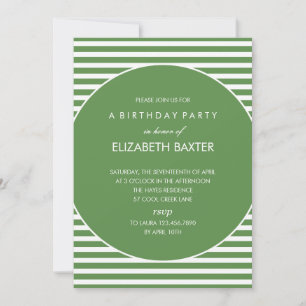 Fantastische Streifen Allgemeine Party-Einladung ( Einladung